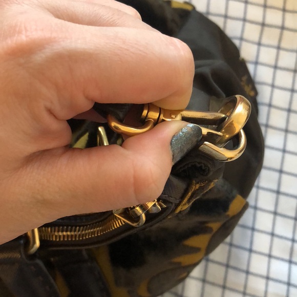 Prada Velluto leather and velvet jacquard purse - Picture 15 of 16